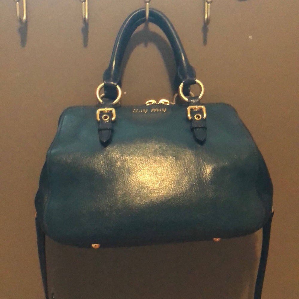 Miu miu blue purse